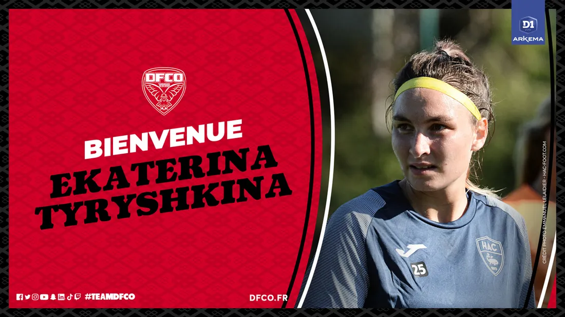 Ekaterina Tyryshkina s’est engagée pour une saison avec le DFCO